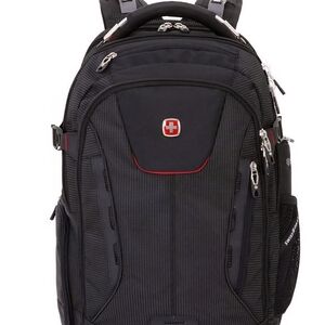 SwissGear Black and Red Commuter Laptop Backpack